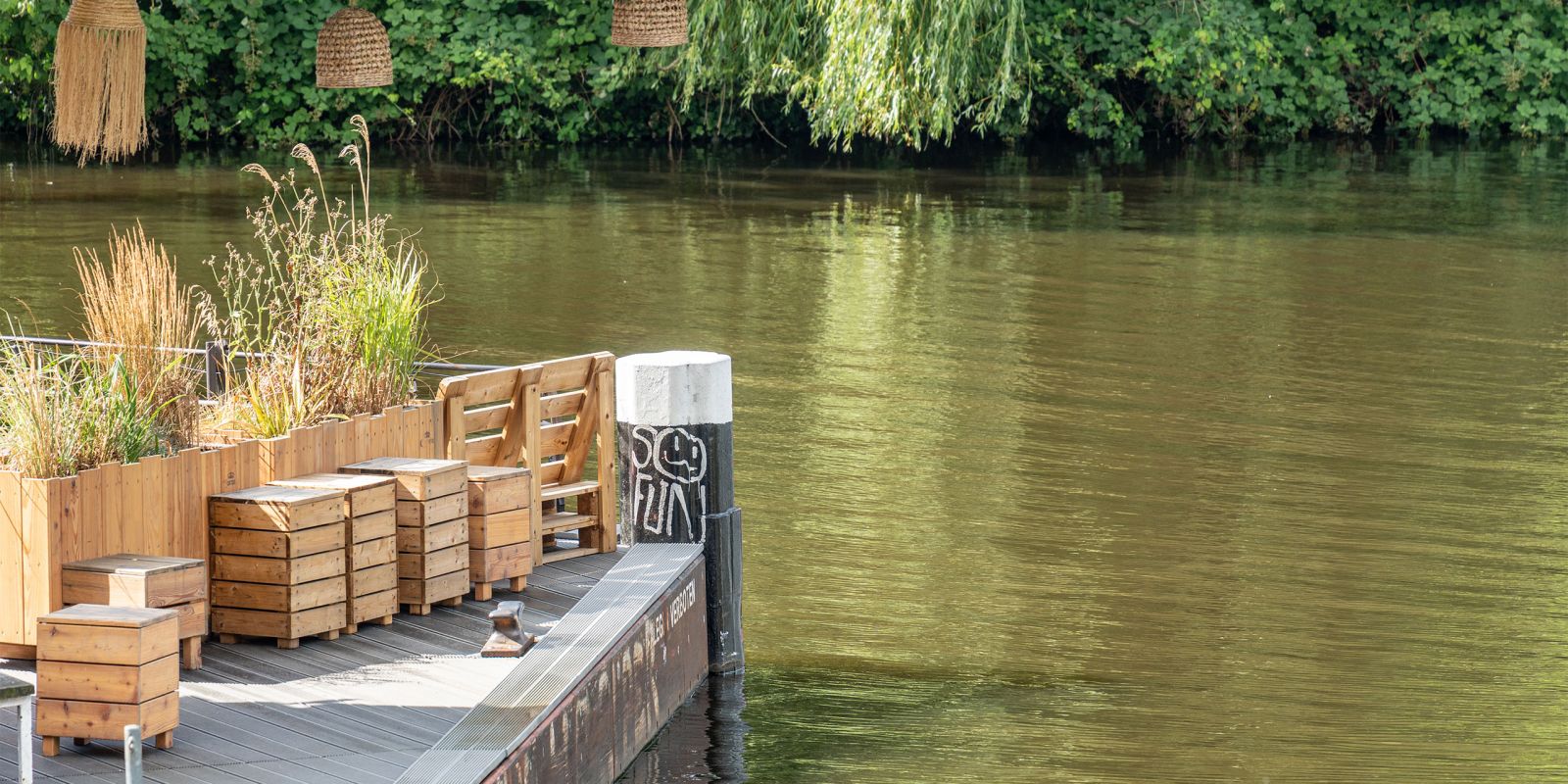 Anleger an der Alster