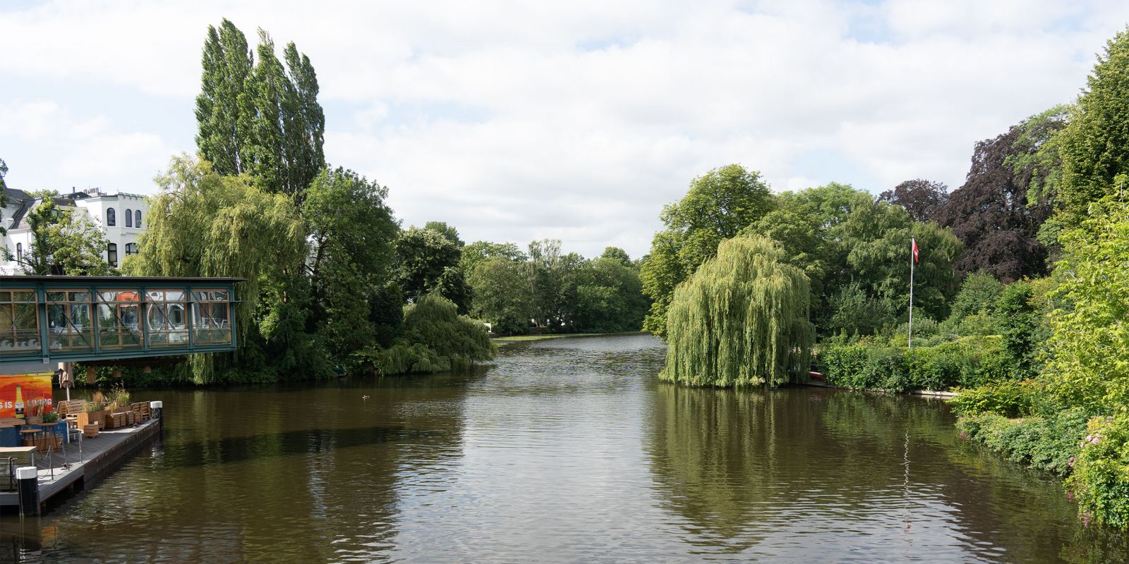 Blick auf den Alsterlauf